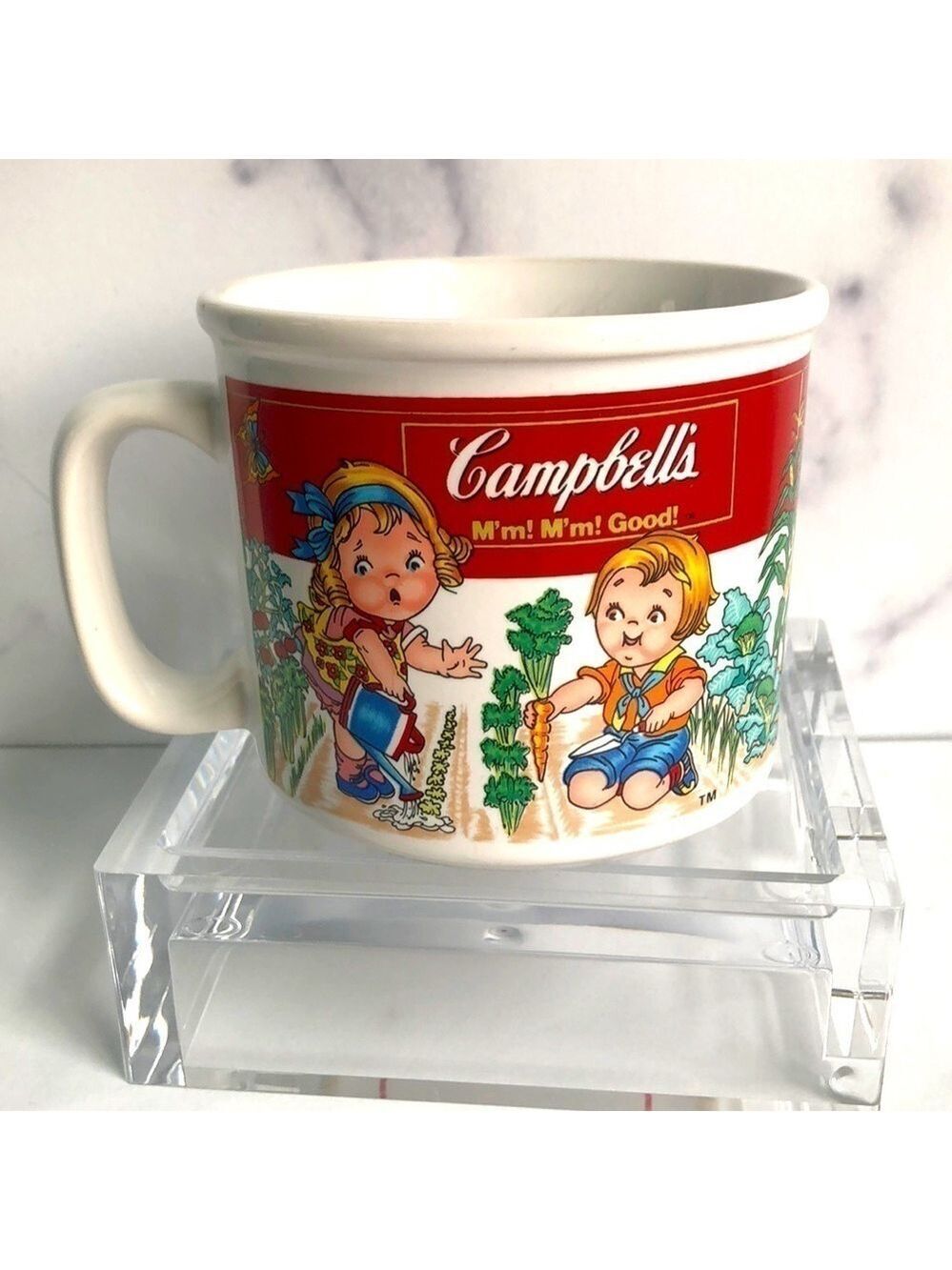 Vintage Campbell’s Soup Cup Collectible Kids Vegetable Garden